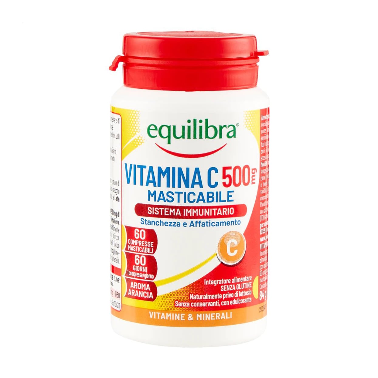 Вітамін С equilibra Vitamina C 500 мг, 60 жувальних таблеток